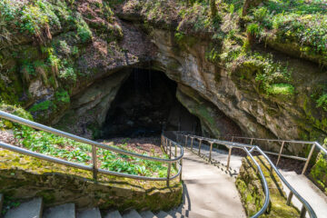 The Entrance to the Caves Mouth at Mammoth Cave National Park