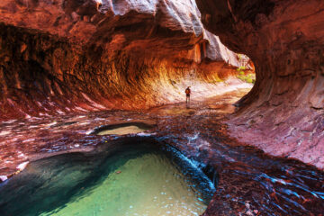 The Subway in Zion National Park, Utah